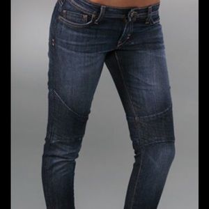 Skinny jeans with stitched detailing MOTO
